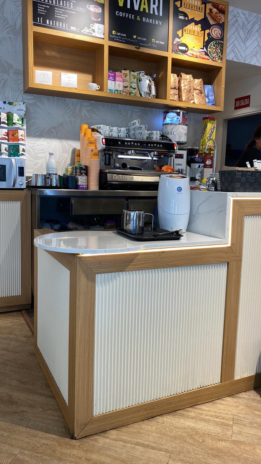 Instalación en cafeteria Madrid