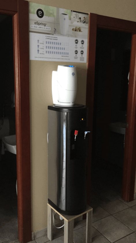 Adiós botellas, hola agua pura. ¡Gracias! Maite clientes satisfechos en sidrería 