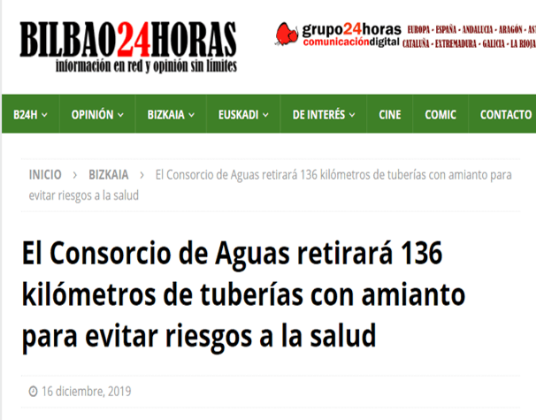retiran estas tuberías muy lentamente, para evitar riesgos en la salud